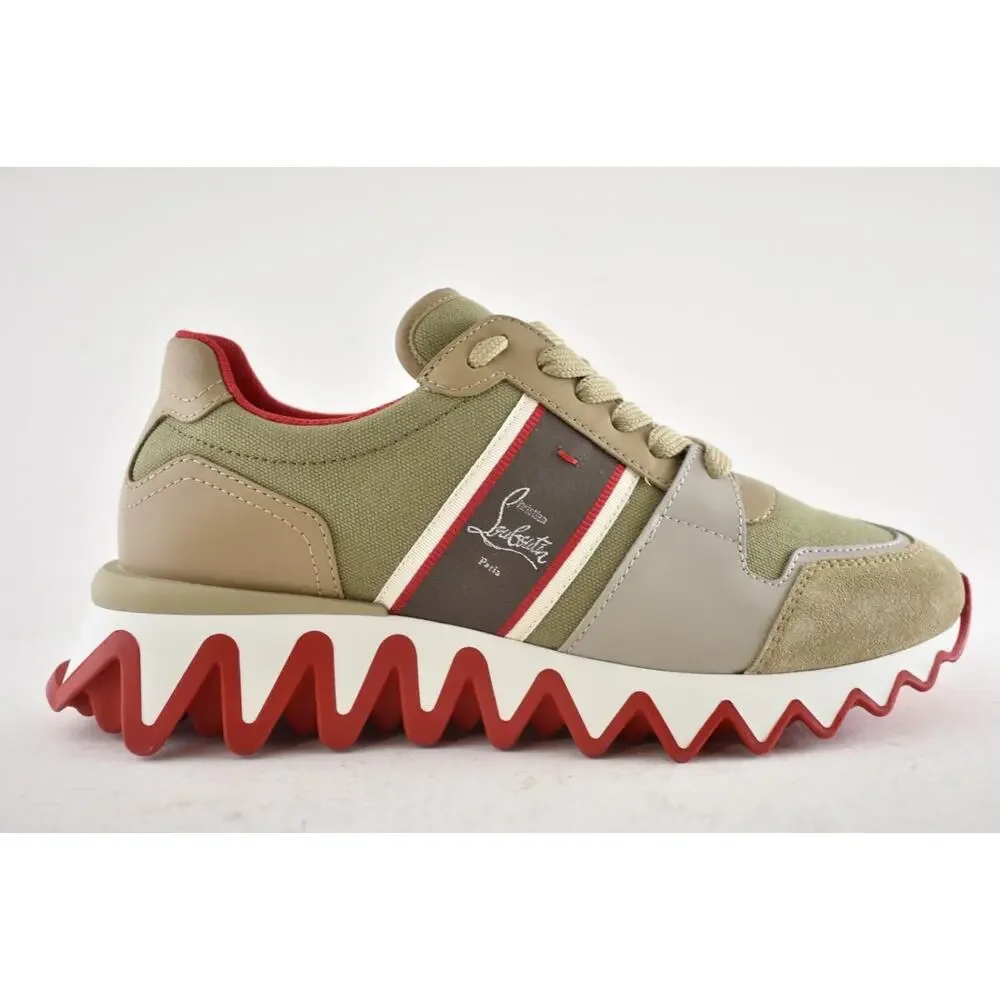 Christian Louboutin Nastroshark Donna Flat Saharienne Platform LowTop Sneaker 41